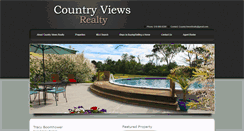 Desktop Screenshot of countryviewsrealty.com