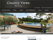 Tablet Screenshot of countryviewsrealty.com